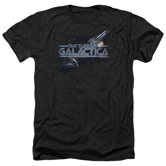 Battlestar Galactica Cylon Persuit - Men's Heather T-Shirt