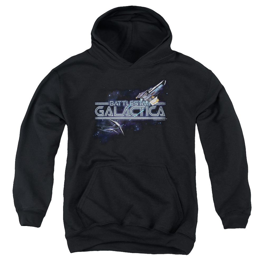 Battlestar Galactica (1978) Cylon Persuit - Youth Hoodie