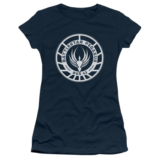 Battlestar Galactica Pegasus Badge - Juniors T-Shirt
