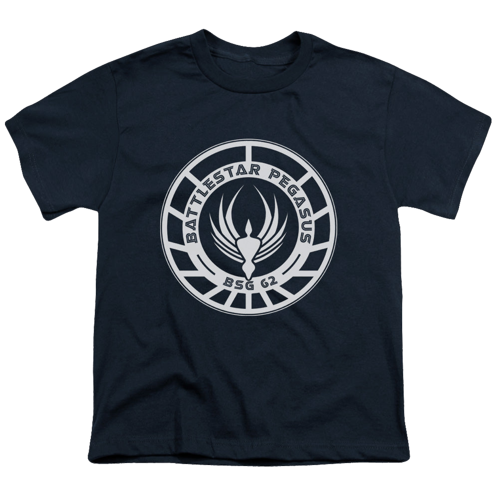 Battlestar Galactica (2004) Pegasus Badge - Youth T-Shirt