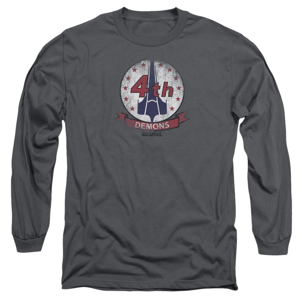 Battlestar Galactica Demons Badge - Men's Long Sleeve T-Shirt