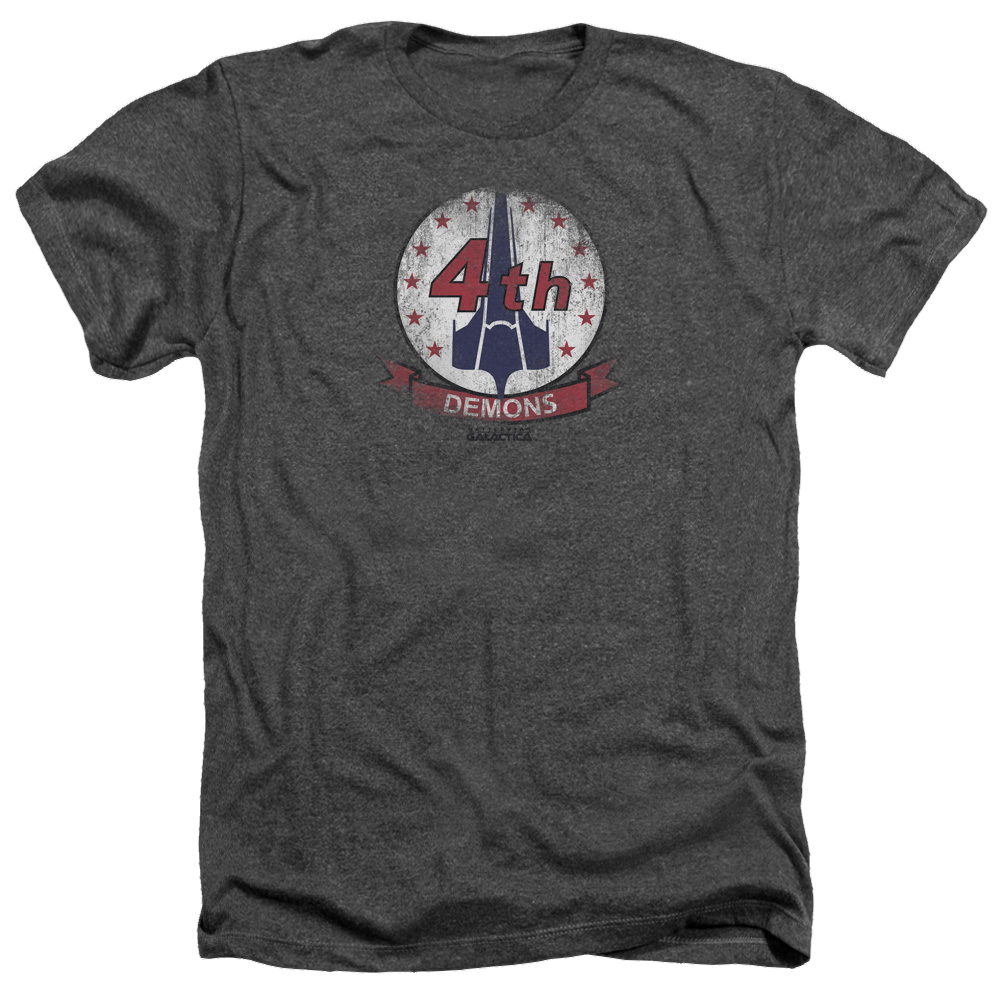 Battlestar Galactica Demons Badge - Men's Heather T-Shirt
