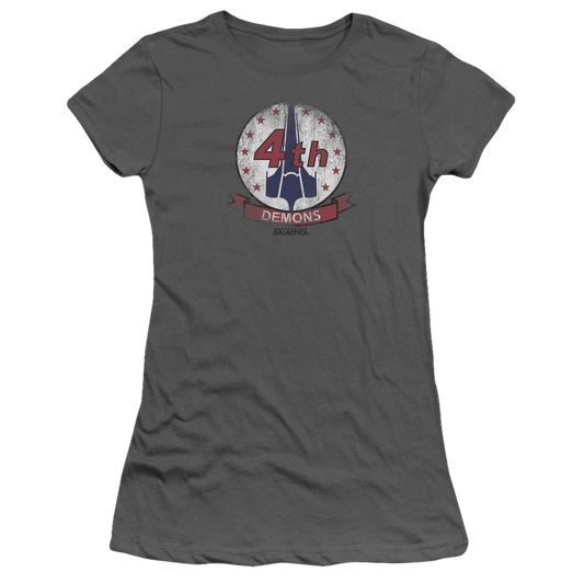 Battlestar Galactica Demons Badge - Juniors T-Shirt