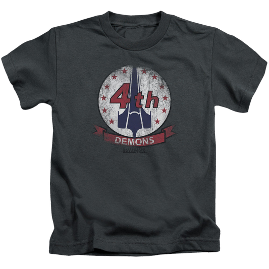 Battlestar Galactica (2004) Demons Badge - Kid's T-Shirt