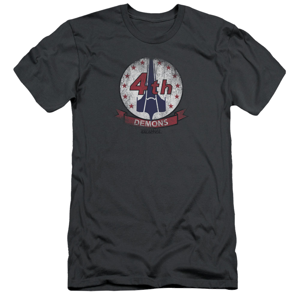 Battlestar Galactica Demons Badge - Men's Slim Fit T-Shirt