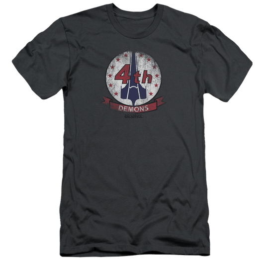 Battlestar Galactica Demons Badge - Men's Slim Fit T-Shirt