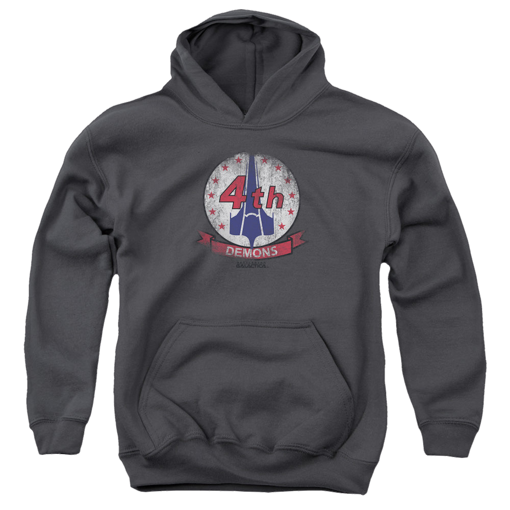 Battlestar Galactica (2004) Demons Badge - Youth Hoodie