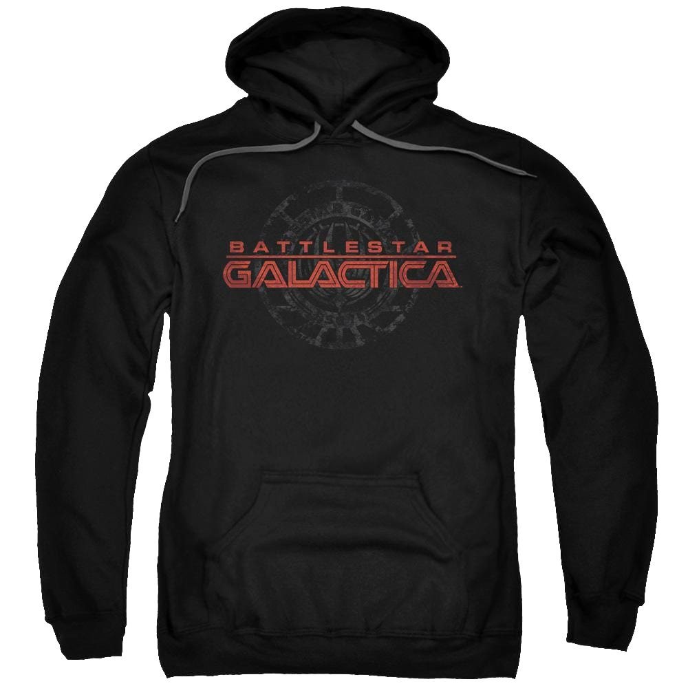 Battlestar Galactica Battered Logo - Pullover Hoodie