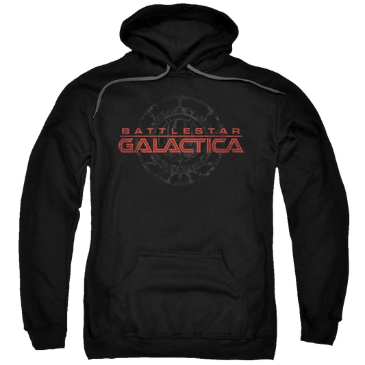 Battlestar Galactica Battered Logo - Pullover Hoodie