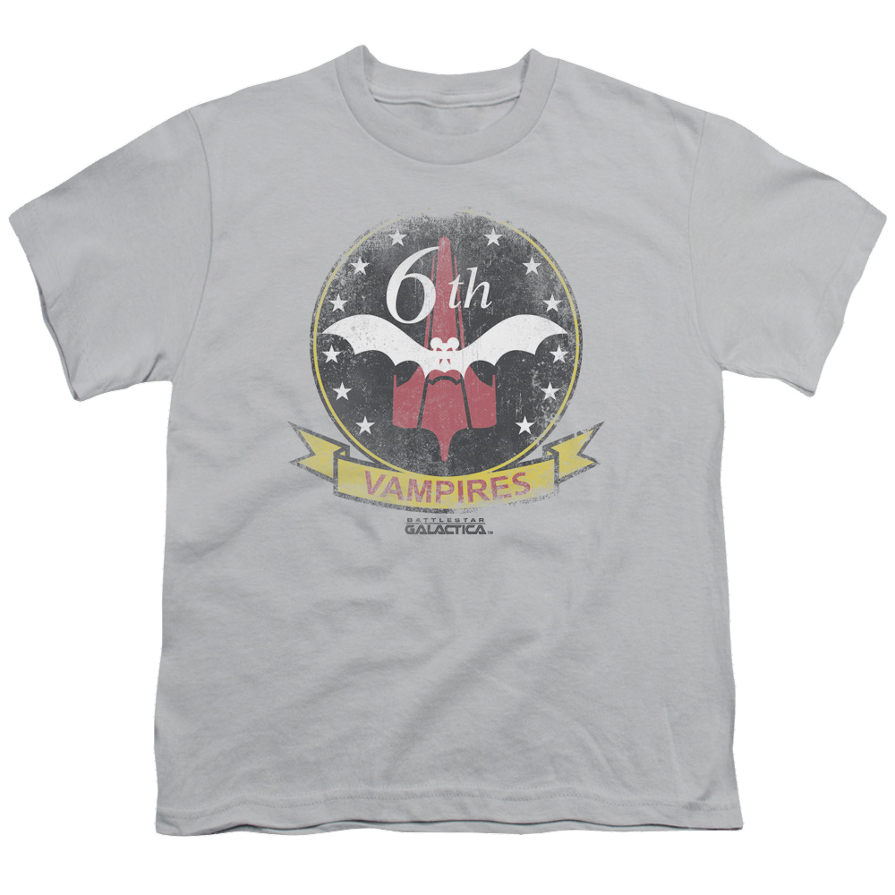 Battlestar Galactica (2004) Vampires Badge - Youth T-Shirt