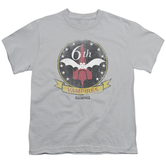 Battlestar Galactica (2004) Vampires Badge - Youth T-Shirt