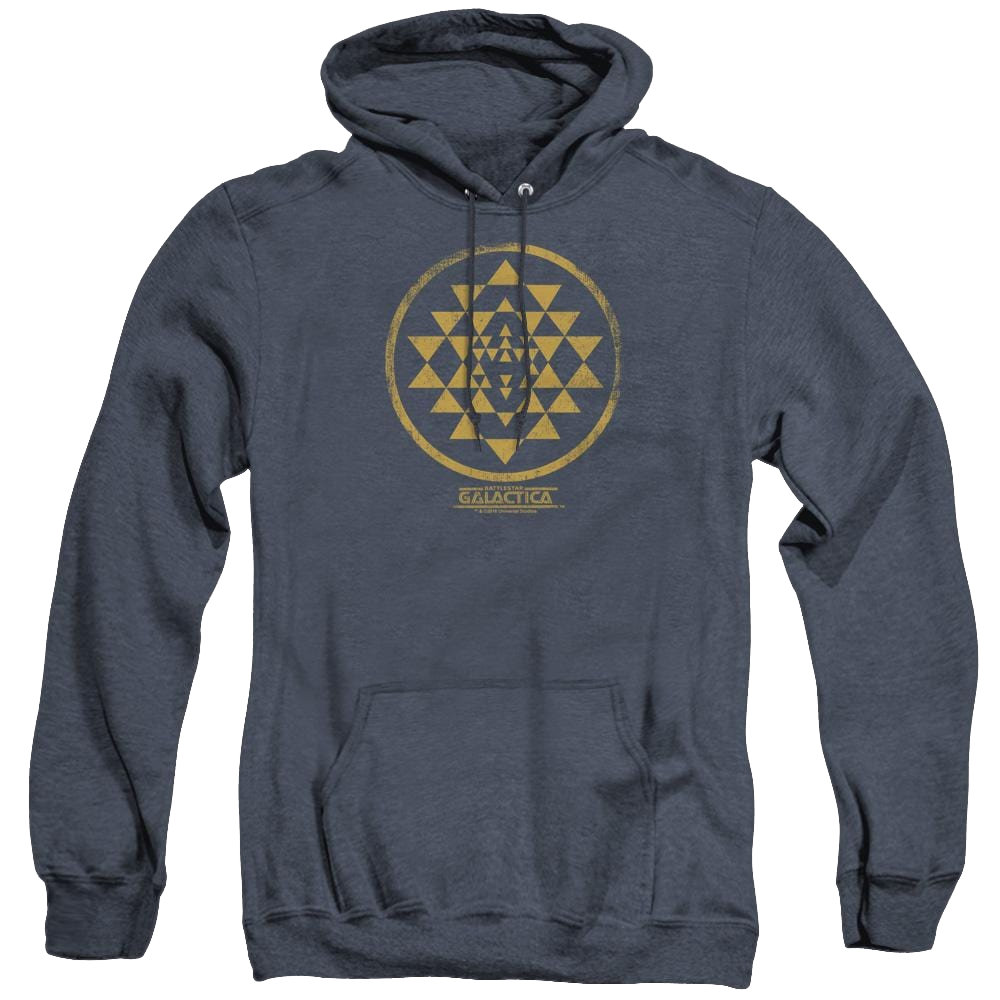 Battlestar Galactica (1978) Gold Squadron Patch - Heather Pullover Hoodie