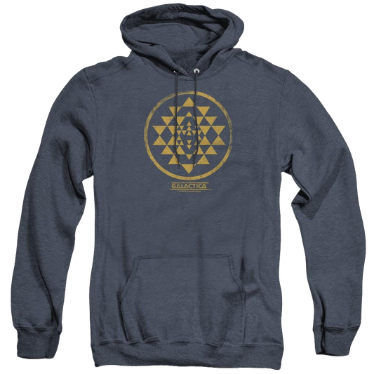 Battlestar Galactica (1978) Gold Squadron Patch - Heather Pullover Hoodie