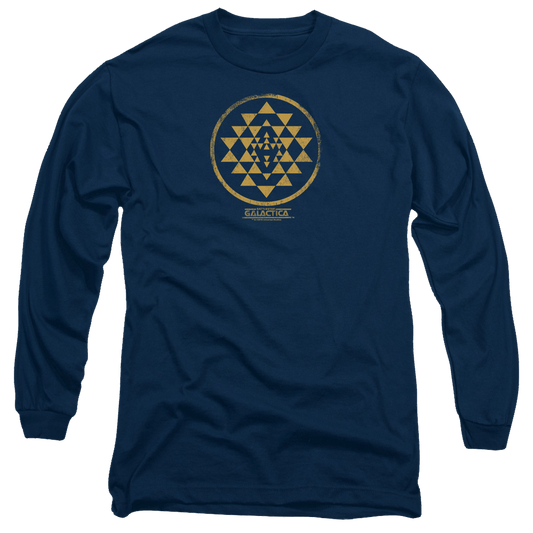 Battlestar Galactica Gold Squadron Patch - Men's Long Sleeve T-Shirt