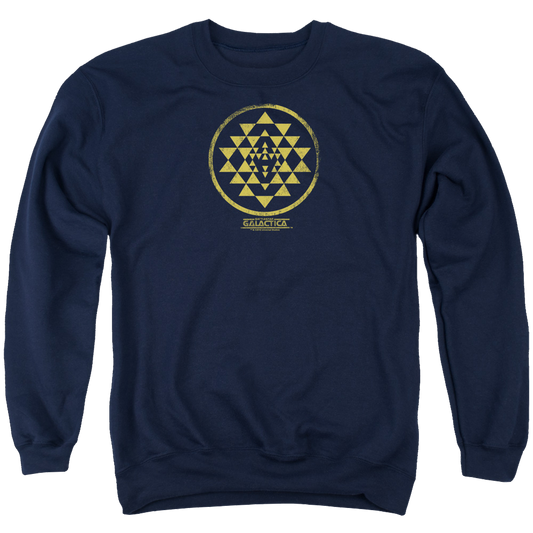 Battlestar Galactica Gold Squadron Patch - Men's Crewneck Sweatshirt