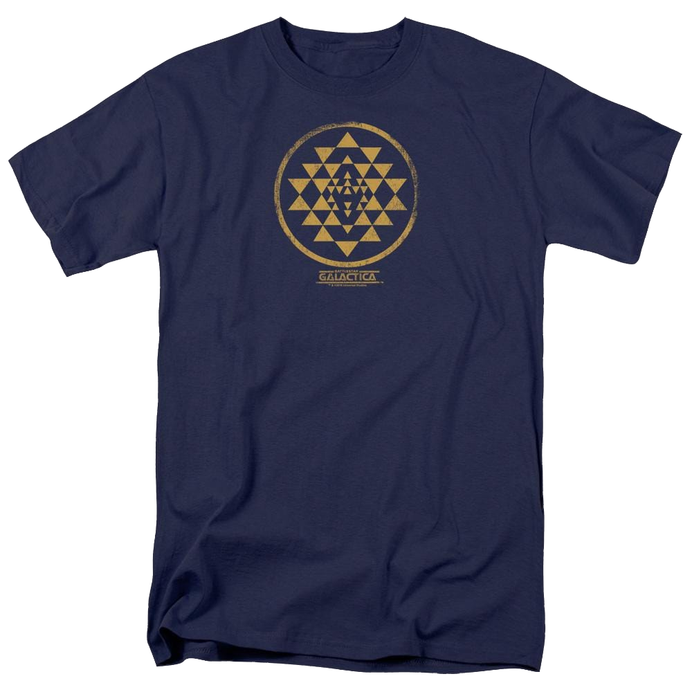 Battlestar Galactica Gold Squadron Patch - Men's Regular Fit T-Shirt