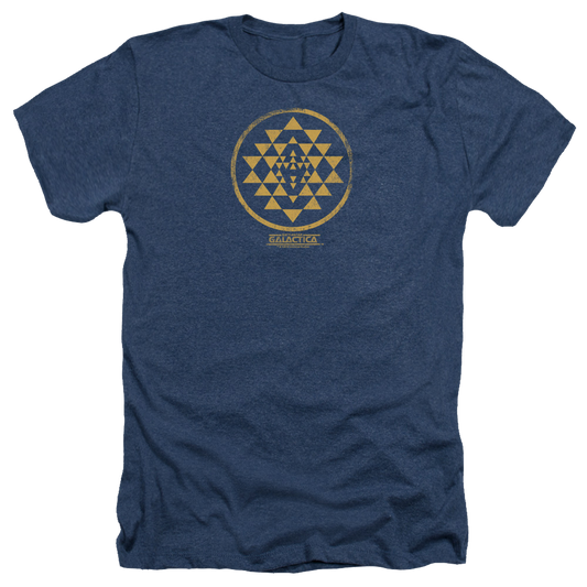 Battlestar Galactica Gold Squadron Patch - Men's Heather T-Shirt