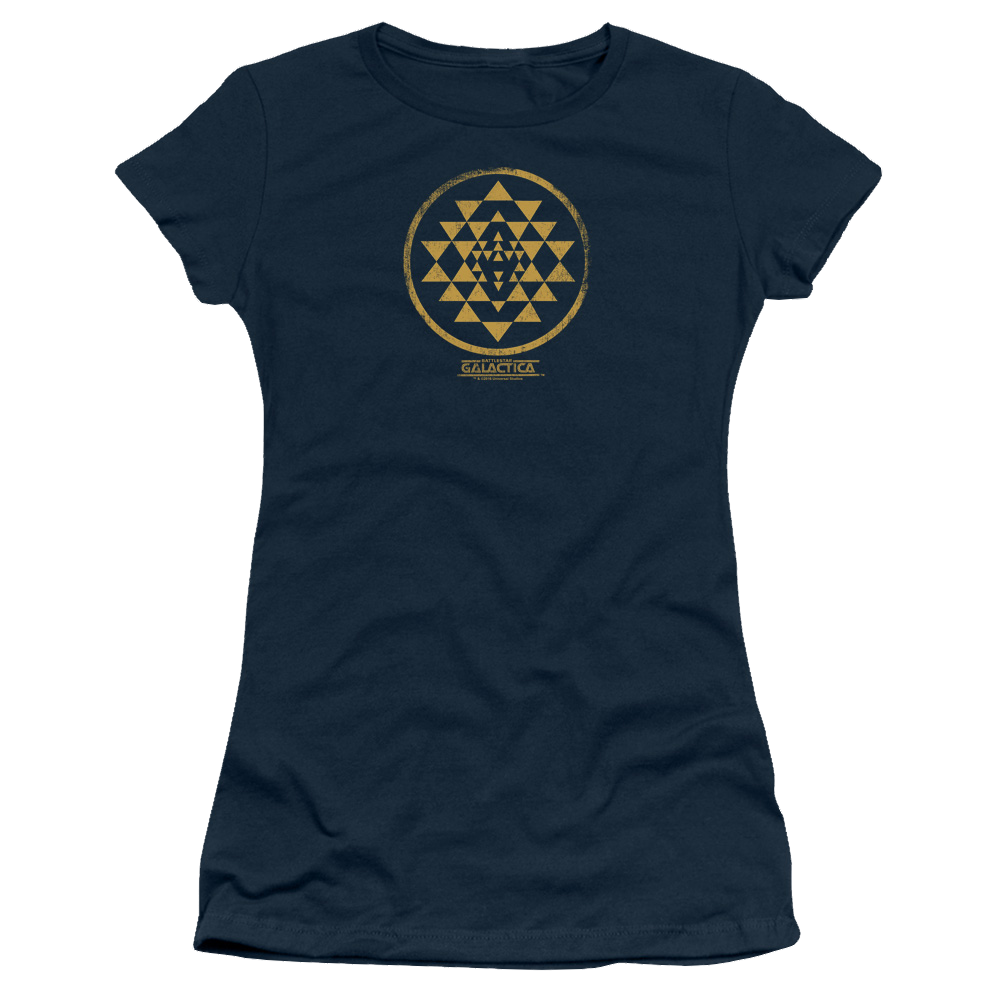 Battlestar Galactica Gold Squadron Patch - Juniors T-Shirt