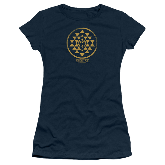 Battlestar Galactica Gold Squadron Patch - Juniors T-Shirt