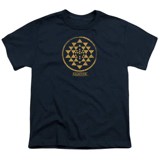 Battlestar Galactica (1978) Gold Squadron Patch - Youth T-Shirt