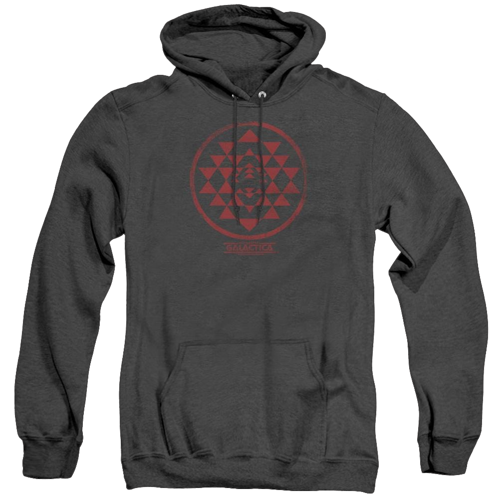 Battlestar Galactica (1978) Red Squadron Patch - Heather Pullover Hoodie