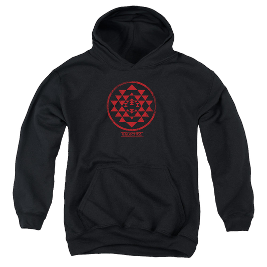 Battlestar Galactica (1978) Red Squadron Patch - Youth Hoodie