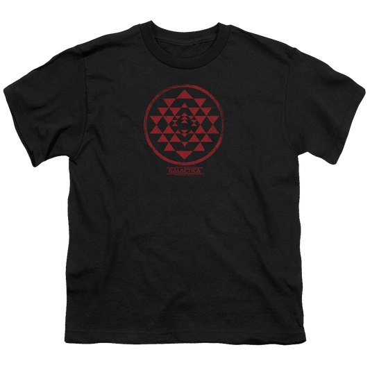 Battlestar Galactica (1978) Red Squadron Patch - Youth T-Shirt