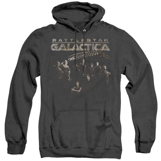 Battlestar Galactica (2004) Battle Cast - Heather Pullover Hoodie