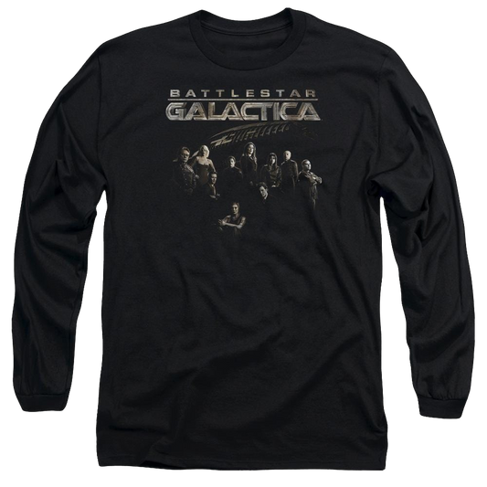 Battlestar Galactica Battle Cast - Men's Long Sleeve T-Shirt