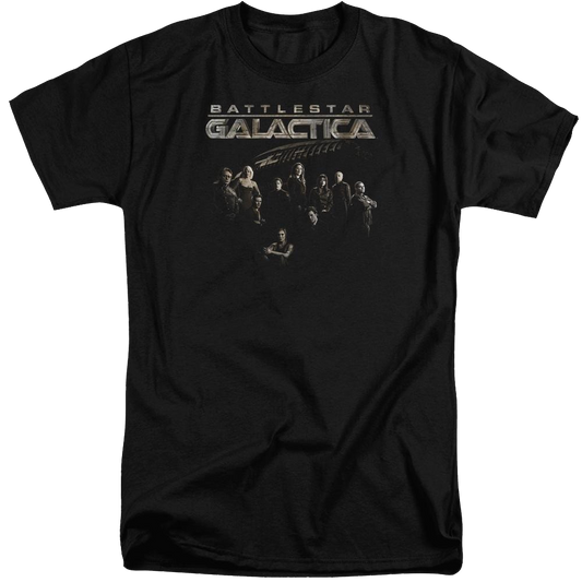 Battlestar Galactica Battle Cast - Men's Tall Fit T-Shirt