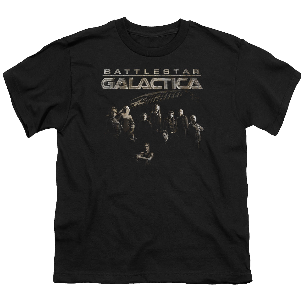 Battlestar Galactica (2004) Battle Cast - Youth T-Shirt