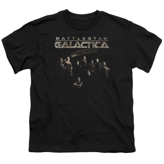 Battlestar Galactica (2004) Battle Cast - Youth T-Shirt