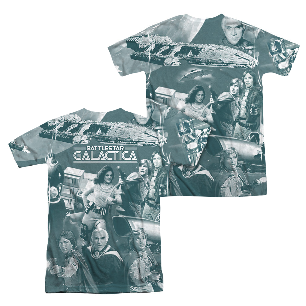 Battlestar Galactica (1978) Bsg(Classic) Battle Has Begun (Front Back Print) - Men's All-Over Print T-Shirt