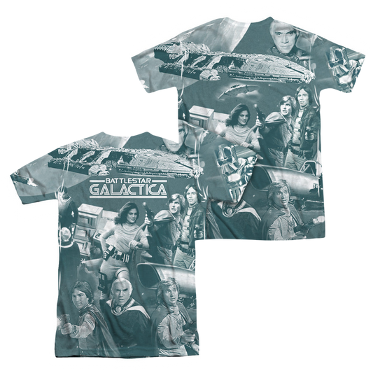Battlestar Galactica (1978) Bsg(Classic) Battle Has Begun (Front Back Print) - Men's All-Over Print T-Shirt