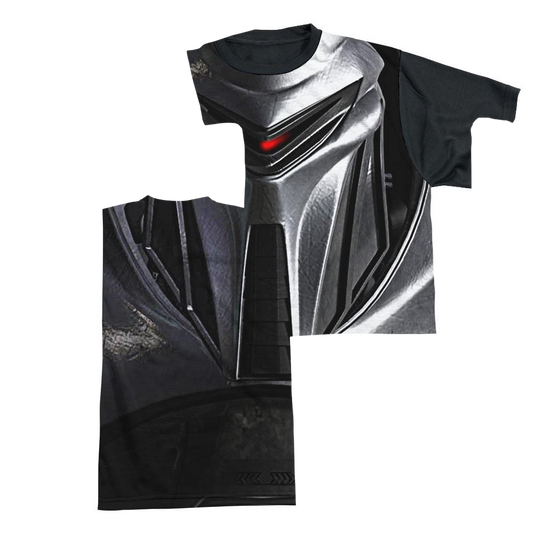 Battlestar Galactica Cylon Face - Men's Black Back T-Shirt