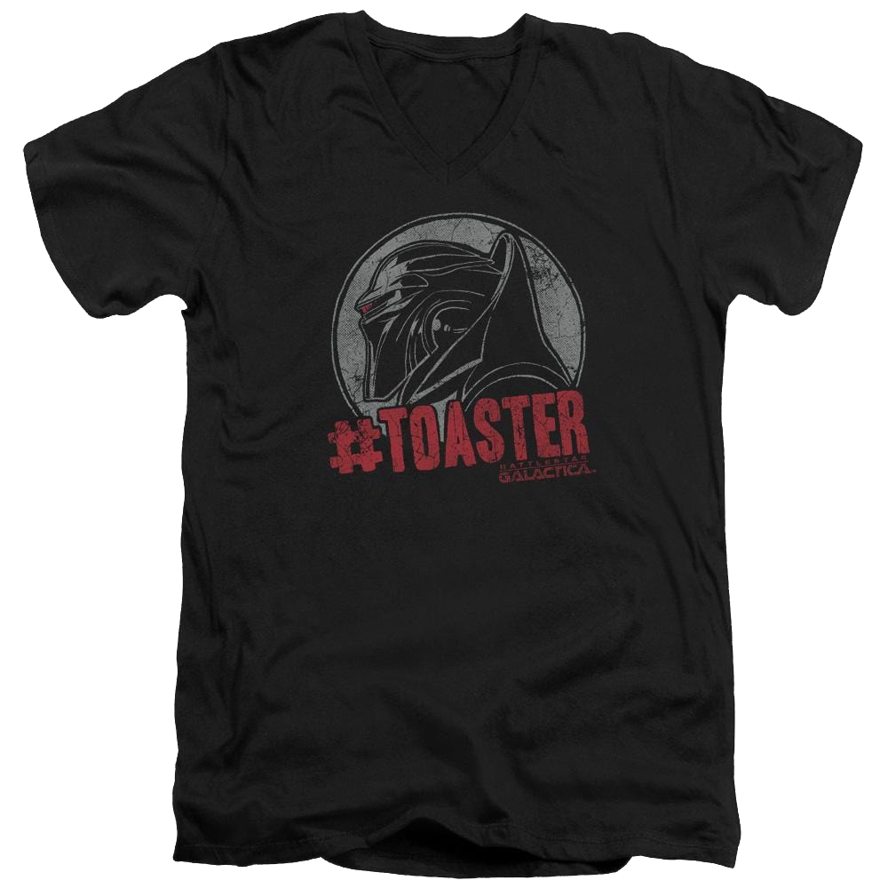 Battlestar Galactica #toaster - Men's V-Neck T-Shirt