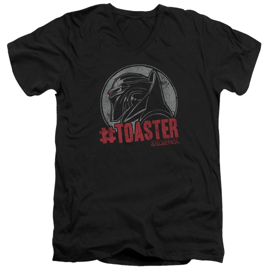Battlestar Galactica #toaster - Men's V-Neck T-Shirt