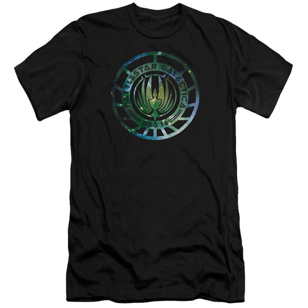 Battlestar Galactica Galaxy Emblem - Men's Premium Slim Fit T-Shirt