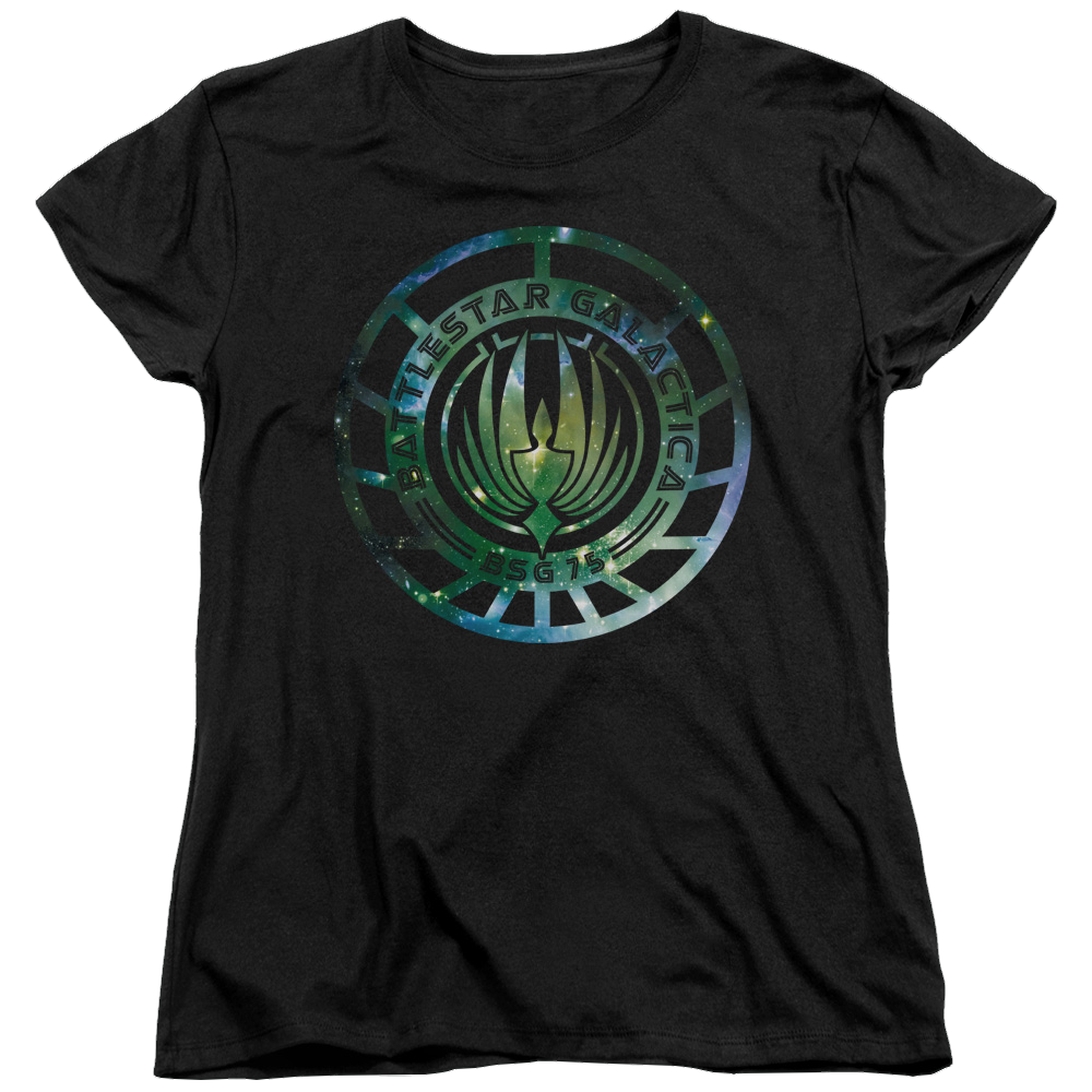 Battlestar Galactica Galaxy Emblem - Women's T-Shirt