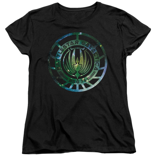 Battlestar Galactica Galaxy Emblem - Women's T-Shirt