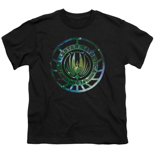 Battlestar Galactica (2004) Galaxy Emblem - Youth T-Shirt