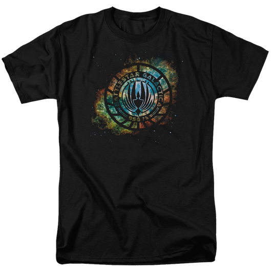 Battlestar Galactica Emblem Knock-out - Men's Regular Fit T-Shirt