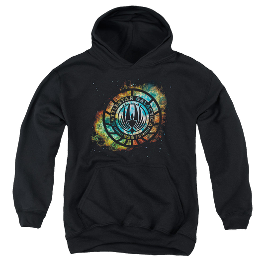 Battlestar Galactica (2004) Emblem Knock-Out - Youth Hoodie