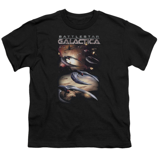 Battlestar Galactica (2004) When Cylons Attack - Youth T-Shirt