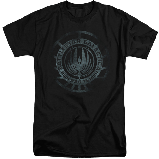 Battlestar Galactica (2004) Faded Emblem - Men's Tall Fit T-Shirt