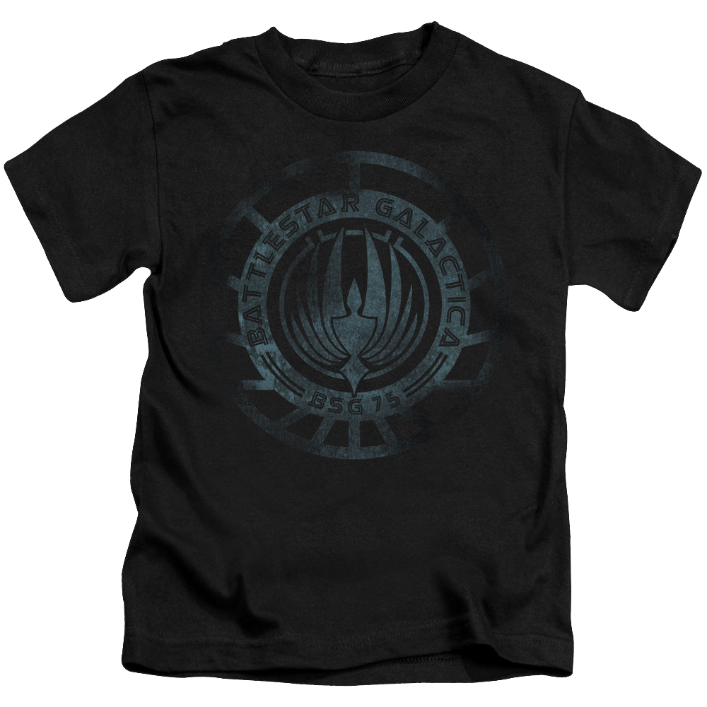 Battlestar Galactica (2004) Faded Emblem - Kid's T-Shirt