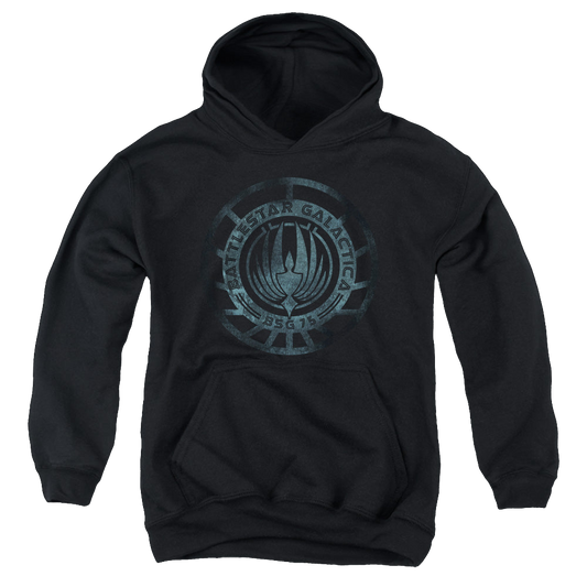 Battlestar Galactica (2004) Faded Emblem - Youth Hoodie