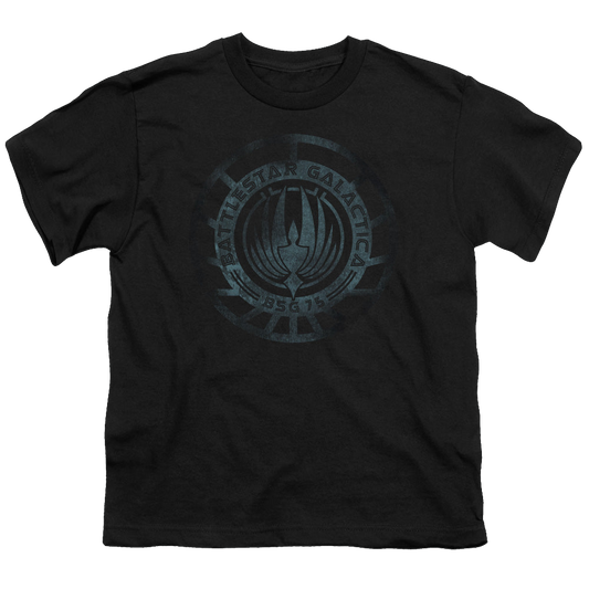 Battlestar Galactica (2004) Faded Emblem - Youth T-Shirt