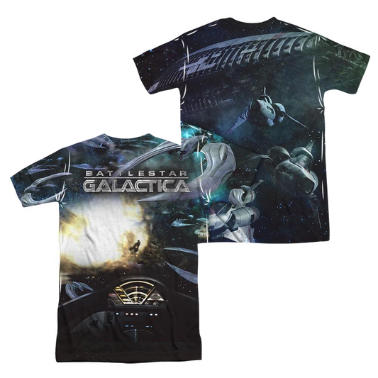 Battlestar Galactica Battle Seat Men's All Over Print T-Shirt
