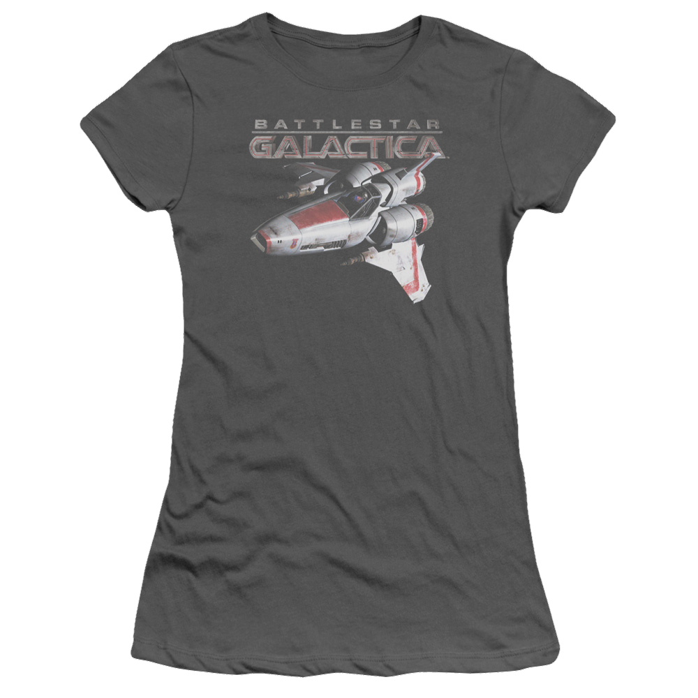 Battlestar Galactica Mark Ii Viper - Juniors T-Shirt